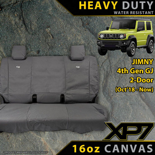 Suzuki Jimny 4th Gen GJ 2-Door Heavy Duty XP7 Canvas Rear Row Seat Covers (Available)