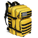 45L Tactical Fitness Backpack Molle Rucksack Yellow