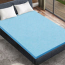 Dreamz 5cm Thickness Cool Gel Memory Foam Mattress Topper Bamboo King Single
