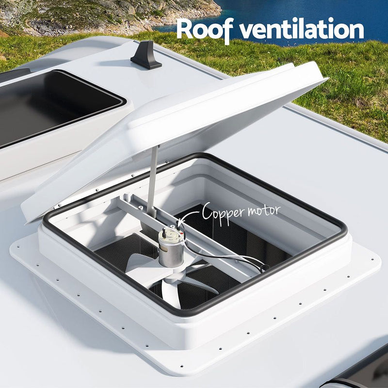 Caravan Roof Vent - White