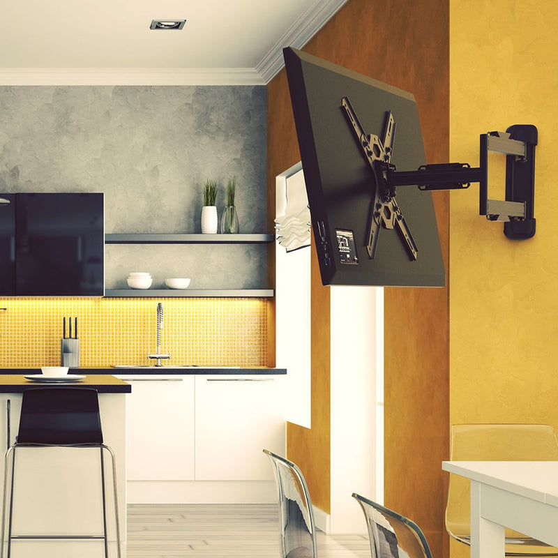 Kanto PS300 Full Motion TV Wall Mount for 25" - 75" TVs, Black