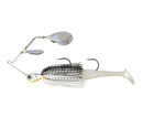 TT Lures 1/2oz Tornado+ Double Colorado Rigged Spinnerbait Lure - WHITE NIGHT