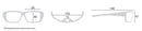 Tonic Mo Polarised Sunglasses with Glass Blue Mirror Lens and Matte Black Frame