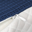 Dreamz Memory Foam Pillow Pillowcase Neck Shoulder Support Pain Cervical Blue