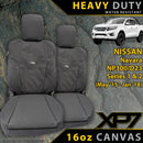 Nissan Navara NP300 Series 1 & 2 Heavy Duty XP7 Canvas 2x Front Seat Covers (Available)