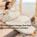 Adult Camping Sleeping Bag Thick Warm Polyester Blend