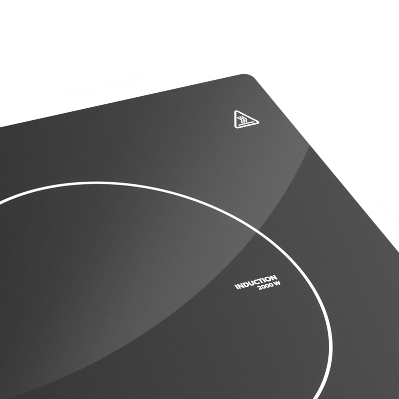 Dometic CVI1525 2-zones induction cooktop, 525 x 350 mm, 1000/1300 W, 10 A