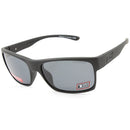 Dirty Dog Furnace Satin Black/Grey Polarised Unisex Sunglasses