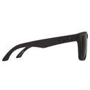 Spy Helm Soft Matte Black - Happy Green Grey Polarised Sunglasses