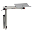 Nuova Mapa Onda | Swivel Aluminium Table Leg - Silver Anodized