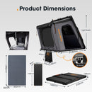 San Hima Kalbarri Gen 2 Roof Top Tent Hard Shell With Ladder + 120W Solar Panel