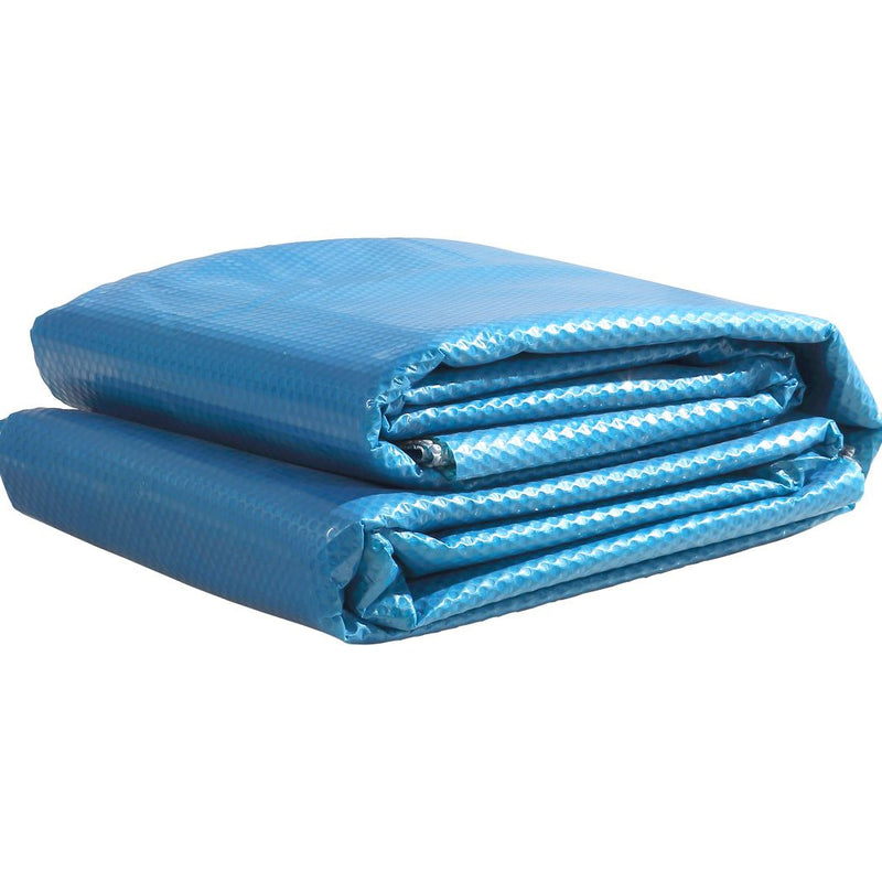 Traderight Group  Solar Swimming Pool Cover 400 Micron Outdoor Bubble Blanket Heater 11 X 4.8m