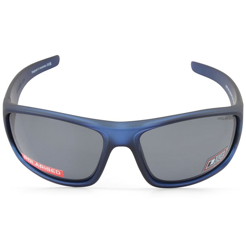 Dirty Dog Muffler Satin Blue/Grey Polarised Men's Sports Sunglasses