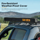 San Hima Car Side Awning 1.4x2m Pull-out Telescoping Poles Waterproof Camping