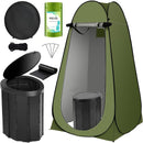 Portable Pop-Up Camping Toilet Kit for Adults