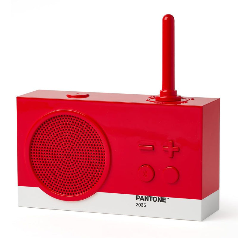 Lexon Thykho 3 Fm Radio & Bluetooth Speaker PANTONE -2035 Red
