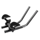 Tranz X Triathlon Tri-Bars 25.4 - 31.8mm Adjustable With Cold Forged Clamp Set