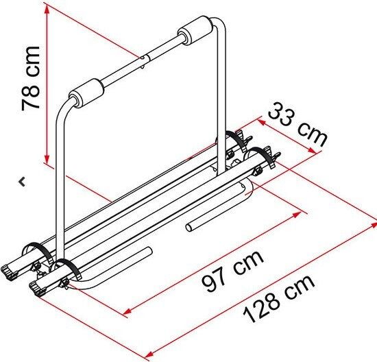 Fiamma Bike Carrier/Fixed 2 Bikes