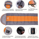 3-Season Lightweight Sleeping Bag for Hiking Camping
