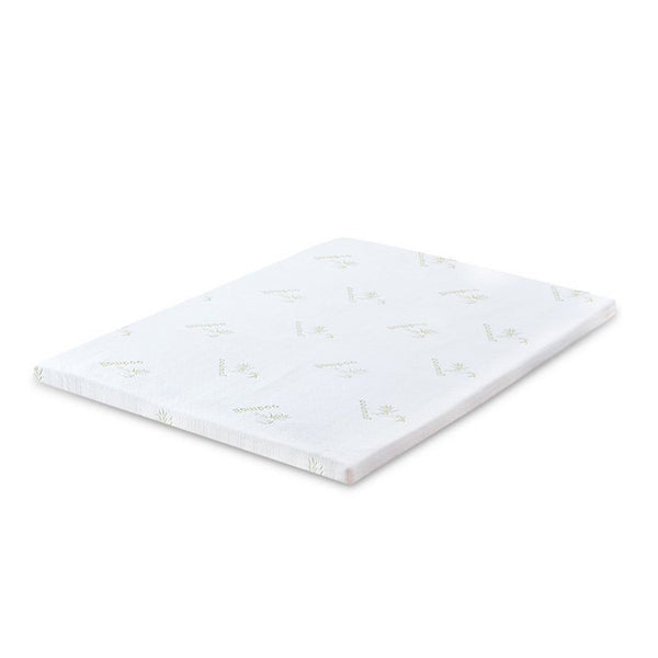 Dreamz 5cm Thickness Cool Gel Memory Foam Mattress Topper Bamboo Fabric King