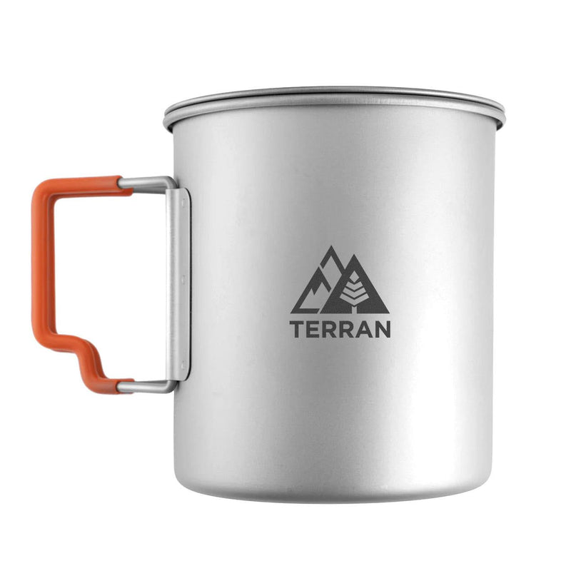 TERRAN Titanium Pot with Silicone Handle 750ml