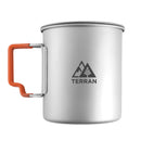 TERRAN Titanium Pot with Silicone Handle 750ml
