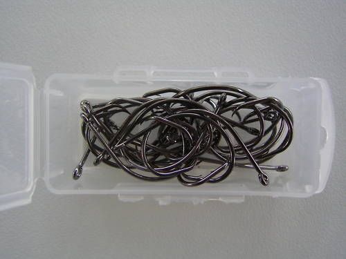 1 Box of Mustad 39951NPBLN Demon Circle Chemically Sharpened Fishing Hooks