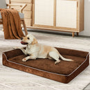 Pawz Orthopedic Dog Bed Memory Foam Cushion Cat Calming Mat Washable XXL Coffee