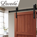 1.5m Antique Classic Style Single Sliding Barn Door Hardware Track Roller Kit