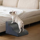 Pawz 3 Steps Pet Stairs for Bed Sofa Dog Ramp High Density Foam Non-Slip Ladder