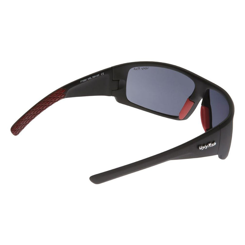 Ugly Fish PT6881 TR-90 Black Frame/Smoke Lens Polarised Sunglasses