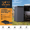 San Hima Shower Awning Instant Ensuite Tent Fold-Out Camping & Shower Tent Base