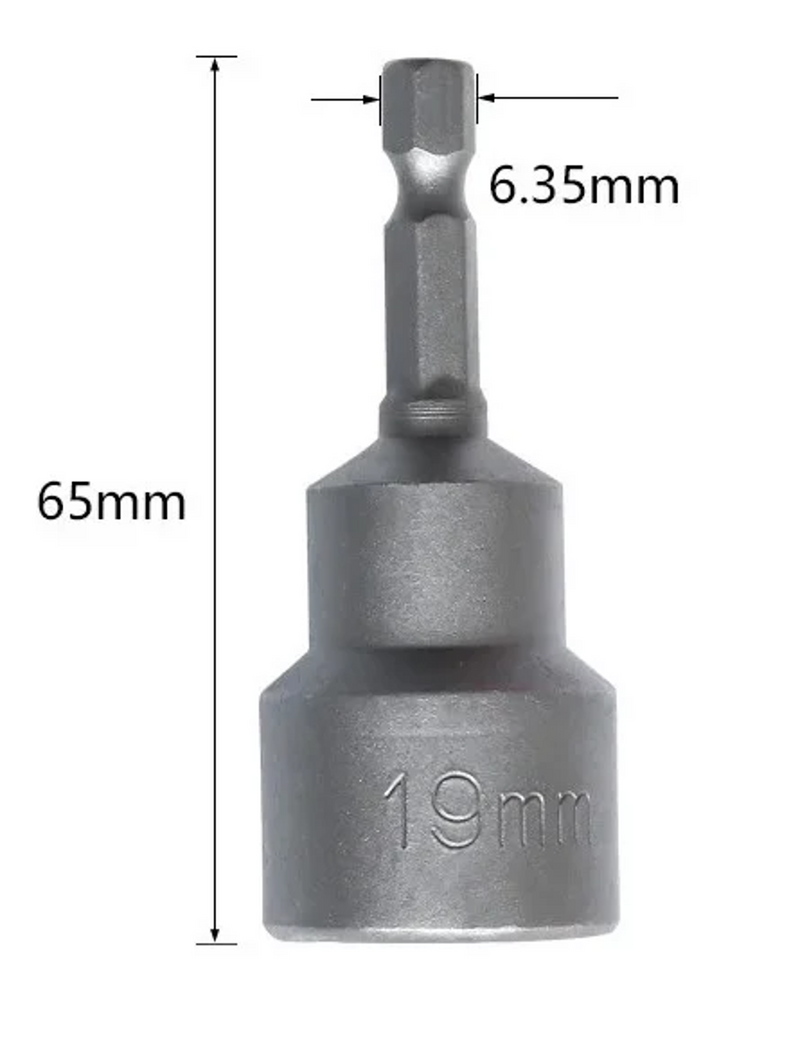 19mm Screw in Pegs Drill Adapter Secura-Pegs® and Caravan Leg Winders Tents Camping