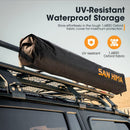 San Hima Awning Shower Tent Fold-Out Instant Ensuite Built-in LED Camping Change