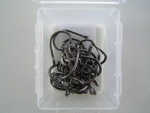 1 Box of Mustad 10827NPBLN Hoodlum Live Bait 4x Strong Fishing Hooks