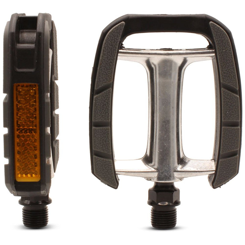 VP Components Black Plastic/Alloy Replacement Adult Bike Pedal Set 9/16-inch