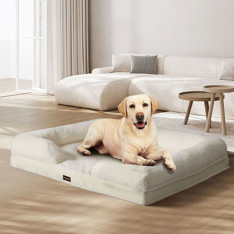 PaWz Memory Foam Pet Sofa Bed Cushion Dog Cat Mattress Washable Removable