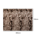 Dreamz Throw Blanket Luxury Tie-dyed Faux Fur 500GSM Bed Sofa Thick152x203cm