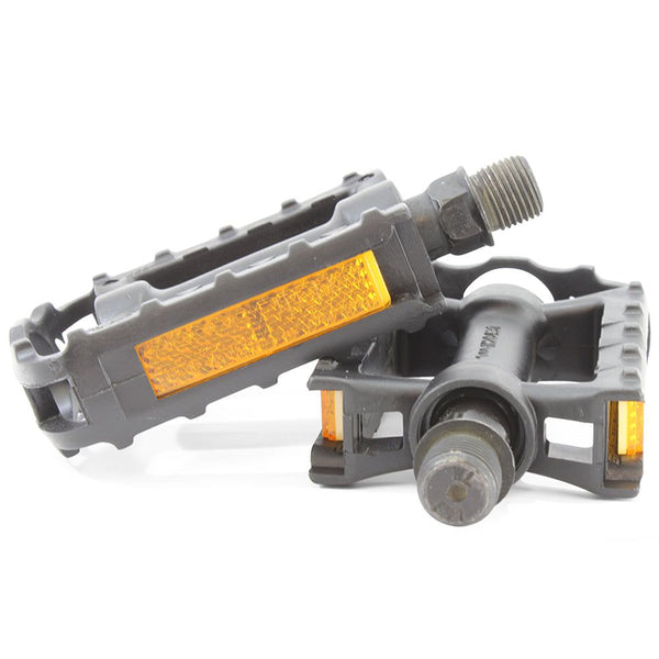 Wellgo Black Heavy Duty Pedal Set for 12-16-inch Kids Bikes