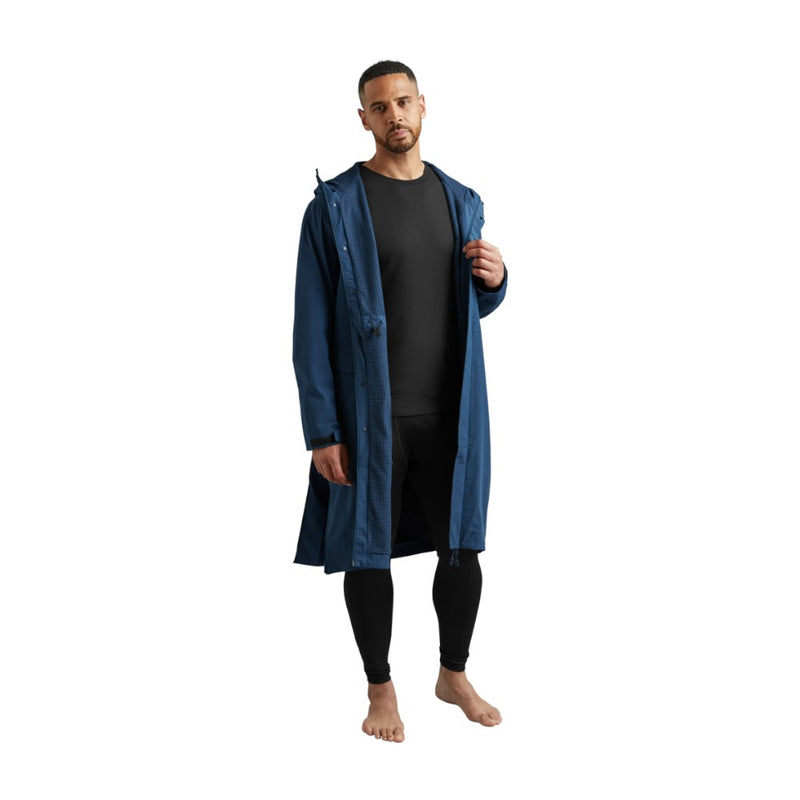 Men's Pursuit Waterproof Lightweight Changing Robe Jacket - Ocean Blue