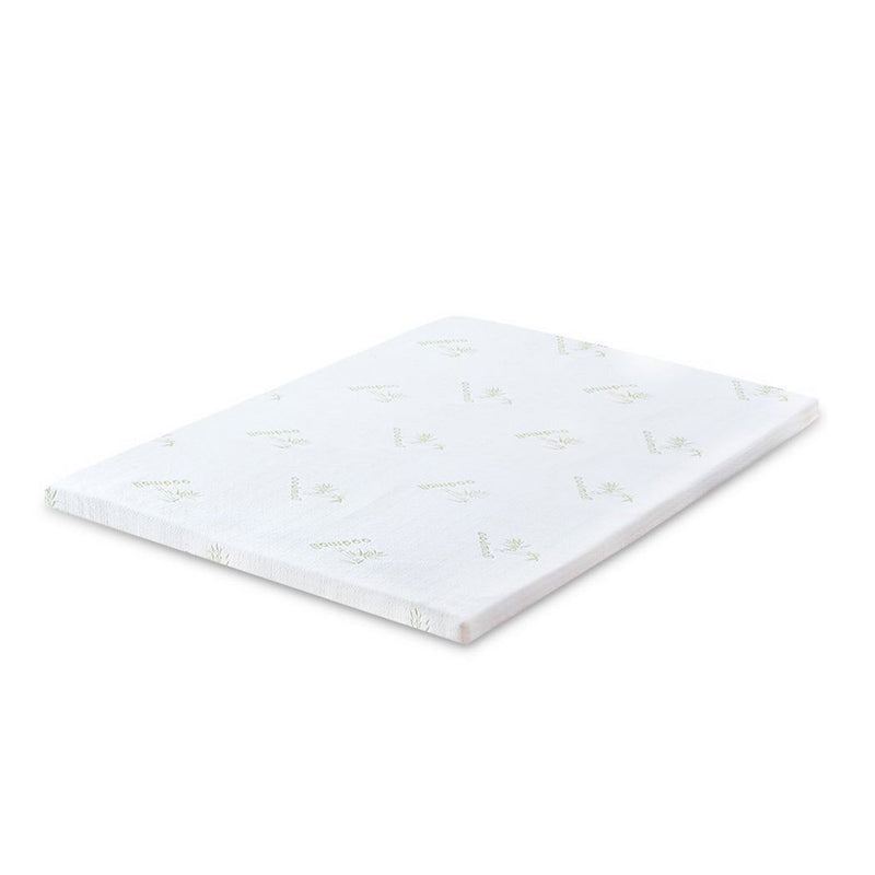 Dreamz 5cm Thickness Cool Gel Memory Foam Mattress Topper Bamboo Fabric Queen