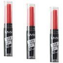 3pcs Nyx Professional Makeup 2.5g Turnt Up Lipstick - 14 Rags To Riches