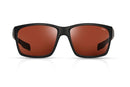 Tonic Titan Oversized Sunglasses - Glass Copper Photochromic Lens & Black Frame