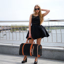 Slimbridge Garment Bags 2 in 1 Hanging Suit Convertible Travel Duffle Black