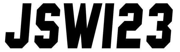 Custom Jet Ski Rego Stickers - 100mm