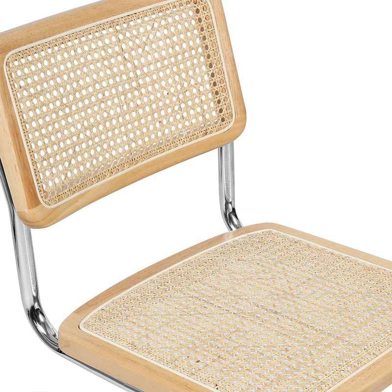 Levede 8x Rattan Chair Dining Chairs Cesca Replica Cantilever Modern Backrest