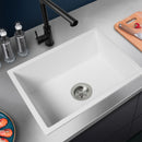 Traderight Group  Granite Kitchen Sink Laundry Stone Sinks Undermount Single Bowl 59cmx45cm White