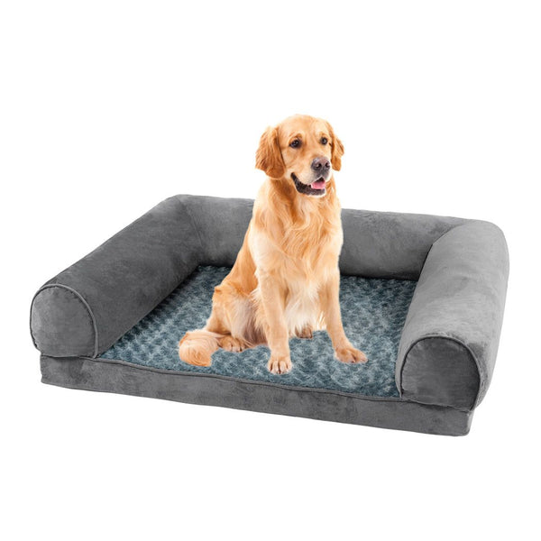 Pawz Pet Bed Sofa Dog Bedding Soft Warm Mattress Cushion Pillow Mat Plush L