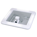 OZVENT 12V Shower Hatch with Fan LED Light 280 x 280mm
