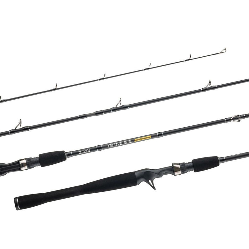 Rovex 6ft Genesis 5-8kg Baitcaster Rod - High Modulus Graphite 2 Piece Rod
